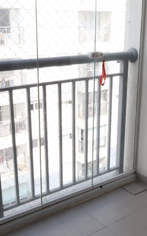 Apartamento à venda com 38m², 2 quartos e 1 vagaVaranda