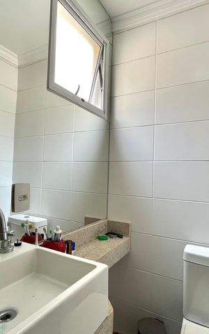 Apartamento à venda com 55m², 2 quartos e 1 vaga Apartamento à venda com 55m², 2 quartos e 1 vagaBanheiro da Suíte