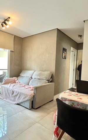 Apartamento à venda com 55m², 2 quartos e 1 vaga Apartamento à venda com 55m², 2 quartos e 1 vagaSala