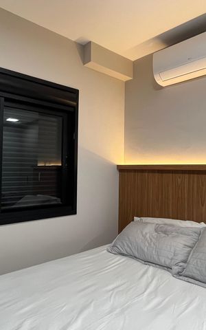 Apartamento para alugar com 43m², 1 quarto e 1 vaga
