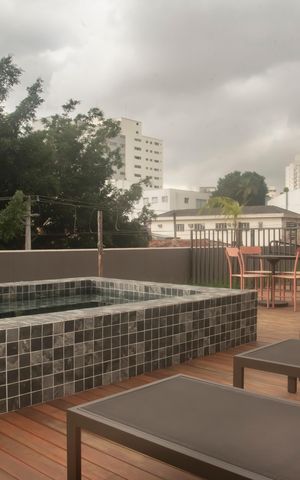 Studio à venda com 25m², 1 quarto e sem vagaÁrea comum - Piscina