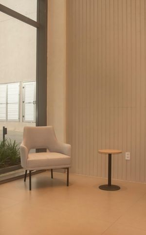 Studio à venda com 25m², 1 quarto e sem vagaHall social