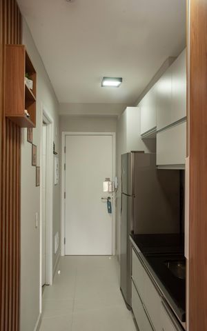Studio à venda com 25m², 1 quarto e sem vagaCozinha