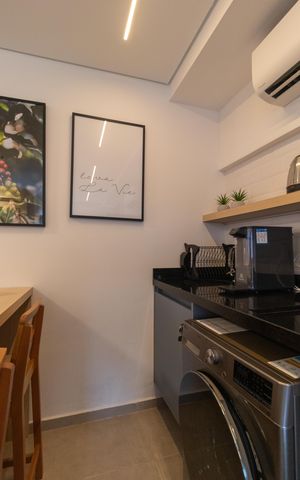 Studio à venda com 36m², 1 quarto e 1 vaga Studio à venda com 36m², 1 quarto e 1 vagaÁrea de Serviço