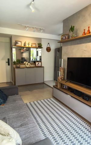Apartamento à venda com 72m², 2 quartos e 1 vaga Apartamento à venda com 72m², 2 quartos e 1 vagaSala