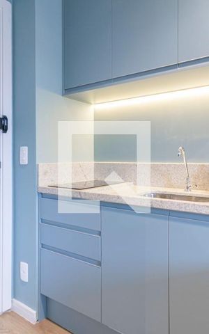 Studio à venda com 26m², 1 quarto e sem vagaCozinha
