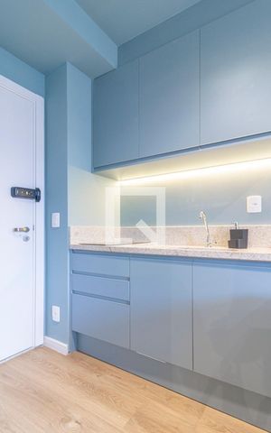 Studio à venda com 26m², 1 quarto e sem vagaCozinha