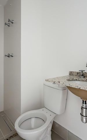 Apartamento à venda com 59m², 3 quartos e 1 vaga Apartamento à venda com 59m², 3 quartos e 1 vagaBanheiro Social