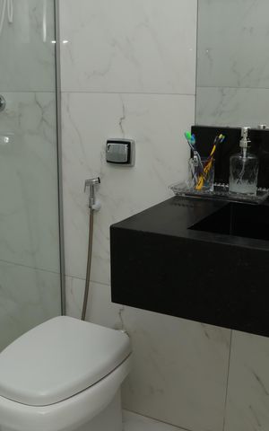 Apartamento para alugar com 350m², 5 quartos e 4 vagasBanheiro da Suíte 4