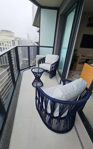 Apartamento à venda com 46m², 1 quarto e 1 vaga Apartamento à venda com 46m², 1 quarto e 1 vagaVaranda