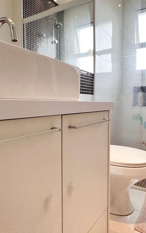 Apartamento à venda com 116m², 3 quartos e 2 vagas Apartamento à venda com 116m², 3 quartos e 2 vagasBanheiro 1 da suíte