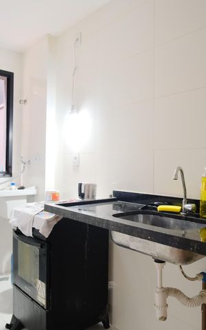 Apartamento à venda com 88m², 2 quartos e sem vagaCozinha e Área de Serviço