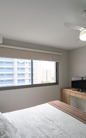 Studio para alugar com 24m², 1 quarto e sem vaga Studio para alugar com 24m², 1 quarto e sem vagaSala/Quarto