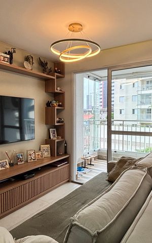 Apartamento à venda com 60m², 2 quartos e 2 vagas Apartamento à venda com 60m², 2 quartos e 2 vagasSala