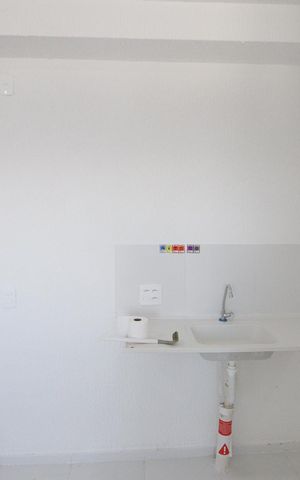 Apartamento à venda com 32m², 2 quartos e sem vaga Apartamento à venda com 32m², 2 quartos e sem vagaCozinha e Área de Serviço