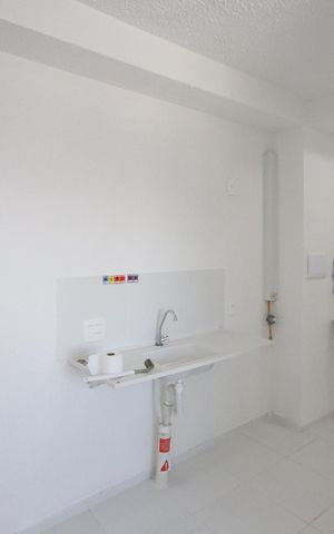 Apartamento à venda com 32m², 2 quartos e sem vaga Apartamento à venda com 32m², 2 quartos e sem vagaCozinha e Área de Serviço