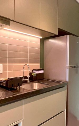 Studio à venda com 26m², 1 quarto e sem vaga Studio à venda com 26m², 1 quarto e sem vagaCozinha