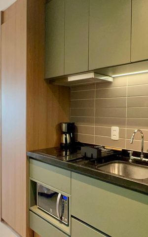 Studio à venda com 26m², 1 quarto e sem vaga Studio à venda com 26m², 1 quarto e sem vagaCozinha