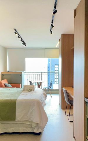 Studio à venda com 26m², 1 quarto e sem vaga Studio à venda com 26m², 1 quarto e sem vagaCozinha