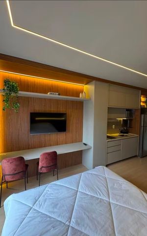 Studio à venda com 25m², 1 quarto e sem vaga