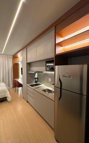 Studio à venda com 25m², 1 quarto e sem vaga