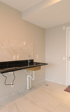 Studio à venda com 28m², 1 quarto e sem vagaCozinha