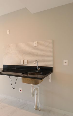 Studio à venda com 28m², 1 quarto e sem vagaCozinha