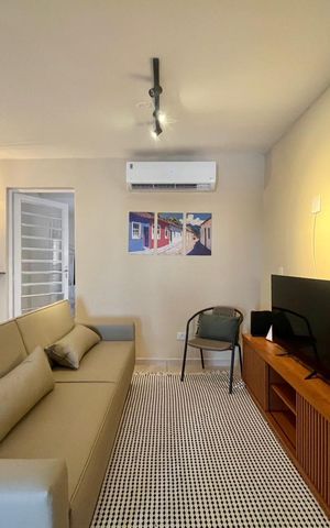 Studio para alugar com 50m², 2 quartos e sem vaga Studio para alugar com 50m², 2 quartos e sem vagaSala