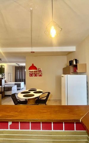 Studio para alugar com 50m², 2 quartos e sem vaga Studio para alugar com 50m², 2 quartos e sem vagaSala e cozinha