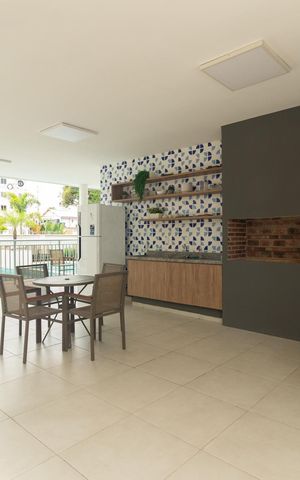Apartamento para alugar com 45m², 2 quartos e sem vaga Apartamento para alugar com 45m², 2 quartos e sem vagaÁrea comum - Churrasqueira