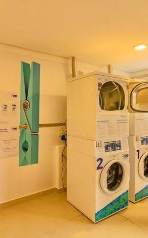 Apartamento à venda com 25m², 1 quarto e sem vaga Apartamento à venda com 25m², 1 quarto e sem vagaÁrea comum - Lavanderia