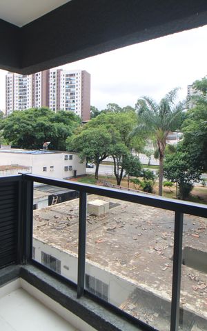 Studio para alugar com 25m², 1 quarto e sem vagaSala / Cozinha - Varanda