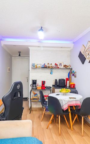 Apartamento à venda com 45m², 2 quartos e 1 vaga Apartamento à venda com 45m², 2 quartos e 1 vagaSala
