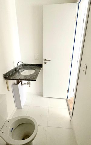 Apartamento à venda com 25m², 1 quarto e sem vaga Apartamento à venda com 25m², 1 quarto e sem vagaBanheiro