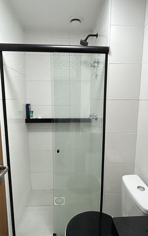 Apartamento para alugar com 55m², 2 quartos e sem vagaBanheiro