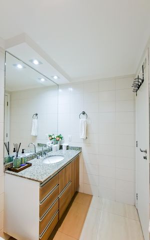 Apartamento à venda com 110m², 3 quartos e 2 vagasBanheiro do Quarto 3
