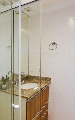 Apartamento à venda com 110m², 3 quartos e 2 vagasBanheiro do Quarto 1