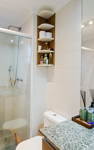 Apartamento à venda com 110m², 3 quartos e 2 vagasBanheiro do Quarto 3