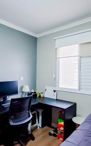 Apartamento à venda com 110m², 3 quartos e 2 vagasQuarto 2 - Suíte