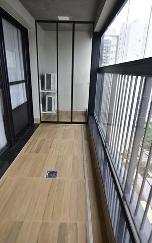 Apartamento à venda com 51m², 1 quarto e 1 vaga Apartamento à venda com 51m², 1 quarto e 1 vagaVaranda do Studio