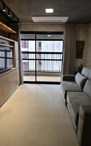 Apartamento à venda com 51m², 1 quarto e 1 vaga Apartamento à venda com 51m², 1 quarto e 1 vagaVaranda do Studio