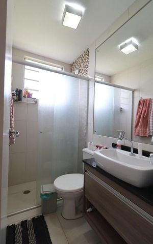 Apartamento para alugar com 49m², 2 quartos e 1 vaga Apartamento para alugar com 49m², 2 quartos e 1 vagaBanheiro