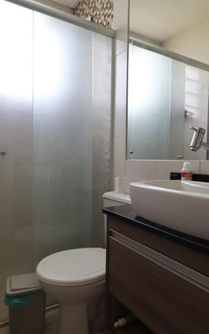 Apartamento para alugar com 49m², 2 quartos e 1 vaga Apartamento para alugar com 49m², 2 quartos e 1 vagaBanheiro