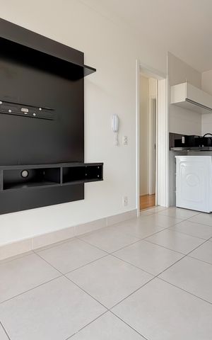 Apartamento à venda com 32m², 1 quarto e 1 vaga Apartamento à venda com 32m², 1 quarto e 1 vagaSala