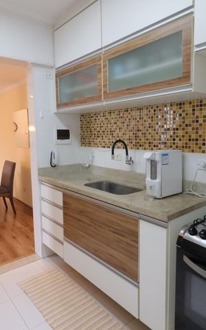 Apartamento à venda com 78m², 2 quartos e 1 vagaCozinha e Área de Serviço