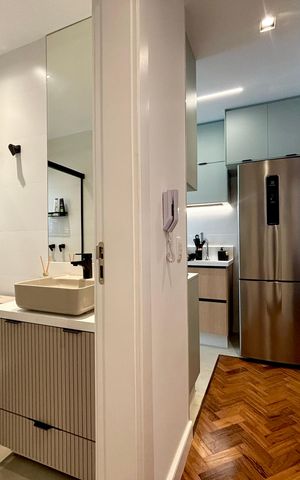 Apartamento à venda com 62m², 1 quarto e sem vaga Apartamento à venda com 62m², 1 quarto e sem vagaBanheiro