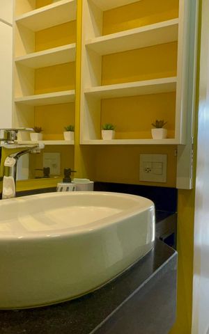 Apartamento à venda com 45m², 1 quarto e 1 vaga Apartamento à venda com 45m², 1 quarto e 1 vagaBanheiro da Suíte