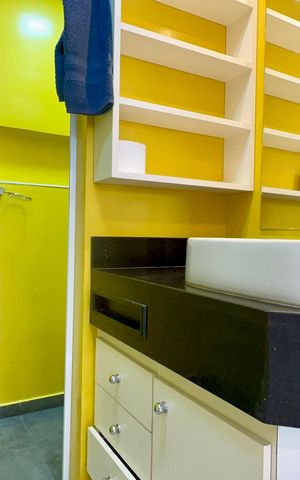 Apartamento à venda com 45m², 1 quarto e 1 vaga Apartamento à venda com 45m², 1 quarto e 1 vagaBanheiro da Suíte