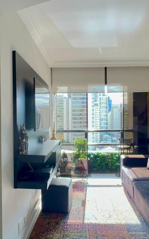 Apartamento à venda com 45m², 1 quarto e 1 vaga Apartamento à venda com 45m², 1 quarto e 1 vagaSala