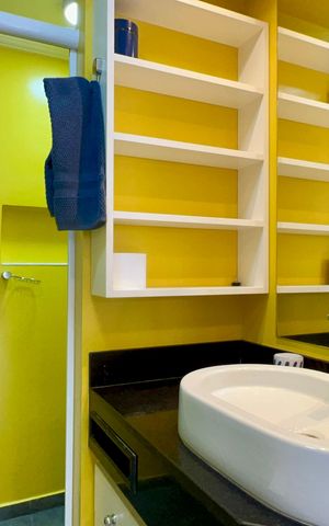 Apartamento à venda com 45m², 1 quarto e 1 vaga Apartamento à venda com 45m², 1 quarto e 1 vagaBanheiro da Suíte